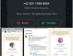 Wapada, Ada Oknum Catut Nama Wakapolda Sulteng, Lakukan Penipuan Di Medsos