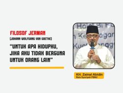 Prof Zainal Abisin:Nilai Sejati Manusia Terletak pada Kontribusi Positif bagi Lingkungan