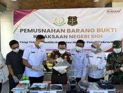 Kejari Sigi Musnahkan 1 Kg Sabu, Tegaskan Komitmen Tanpa Kompromi terhadap Narkotika