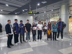 Fathur Razaq Sambut Atlet Peraih Emas ASKI Sulteng