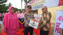 Kapolda Sulteng,Resmikan Fasilitas Pelayanan, Serahkan Bansos dan Tekankan Profesionalisme Personel