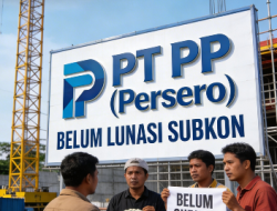 GA PUNYA MALU! PT PP BELUM LUNASI  SUBKON HAMPIR 500 JUTA,MENEJEM BUNGKAM SAAT DI KONFIRMASI
