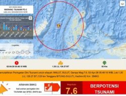 Gempa M 7,6 Guncang Perairan Bitung, Warga Manado Panik Berhamburan Keluar Rumah