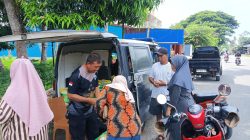 100 Kg Atau 20 Sak Ludes Pada Giat  Gerakan Pangan Murah Yang Di Gelar Polres Parimo