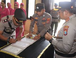 Sertijab Pejabat Strategis Polres Parigi Moutong, Kapolres Tegaskan Komitmen Tingkatkan Pelayanan Humanis dan Profesional