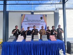 Kejati Sulteng Musnahkan 3,2 Juta Batang Rokok Ilegal di Rupbasan Palu