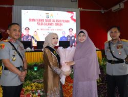 Estafet Kepemimpinan Ibu Asuh Polwan Polda Sulteng Resmi Berganti