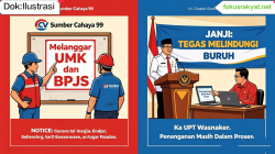 Cv.Sumber Cahaya 99 Sihelo Terhadap Stetmen Gubernur,Ka UPT Wasnaker Malah Irit Bicara Saat Di Konfirmasi