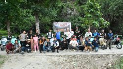 Polda Sulteng & Komunitas Bagikan Bansos Sambut Hari Bhayangkara ke-80