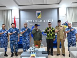 Gubernur Anwar Hafid Terima Kunjungan Danlanud Sultan Hasanuddin, Bahas Pengembangan Pangkalan Udara di Palu