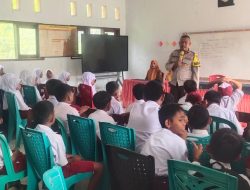 Tanamkan Karakter Sejak Dini, Kapolsubsektor Mepanga Edukasi Bahaya Narkoba dan Stop Perundungan di SDN 1 Mepanga