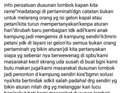 Warga Desa Lombok Kecamatan Tinombo Minta Aturan Konsisten Dan Adil Saat Penyaluran BBM
