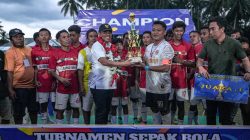 Lalanga Sakti Juara Taruna Cup, Gubernur Anwar Hafid Serahkan Hadiah Rp5 Juta