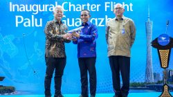 Gubernur Anwar Hafid Resmikan Penerbangan Perdana Internasional Palu-Guangzhou