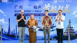 Wagub Reny Sambut Penerbangan Perdana China Southern Airlines, Palu-Guangzhou Resmi Terhubung Langsung