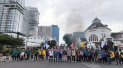 Ratusan Mahasiswa Cipayung Plus Sumut Unjuk Rasa, Tuntut Copot Kapolda hingga Evaluasi Kabinet
