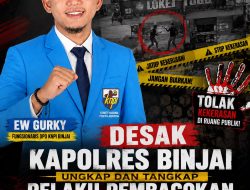 Penyerangan Bersenjata Tajam di Loket Tugu, EW Gurky Desak Polres Binjai Ungkap Pelaku