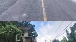 Ruas Jalan Mepanga–Ongka Malino Rampung Diperkeras, Area Gunung Santiagi Kini Lebih Aman Dilalui