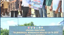 Satu Bulan Penuh Pengabdian, TMMD ke-123 Morowali Tinggalkan Jejak Pembangunan Nyata