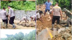 Banjir Rendam Parigi Moutong, Beberapa Titik Jalan Lumpuh Aparat dan Warga Bergerak Bersama