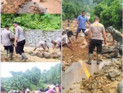 Banjir Rendam Parigi Moutong, Beberapa Titik Jalan Lumpuh Aparat dan Warga Bergerak Bersama