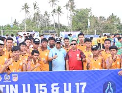  Gubernur  Hafid Buka Piala Soeratin U-15 & U-17, Dorong Pembinaan Berjenjang Demi PON 2028