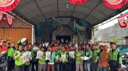 Sinergi GRIB Jaya & Komunitas Ojol Langkat, Dimulai dari 100 Paket Sembako