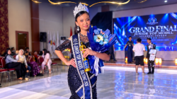 Kenakan Gaun Karya Desainer Lokal Palu, Cinta Reseky Maharani Sabet Juara 1 Junior Top Model 2026