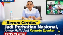 Berani Cerdas Jadi Perhatian Nasional, Gubernur Sulteng Anwar Hafid Jadi Keynote Speaker ETOS ID 2026
