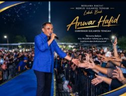 Ribuan Warga Padati Alun-Alun Rujab, Pesta Rakyat HUT ke-25 Demokrat Morowali Semarak