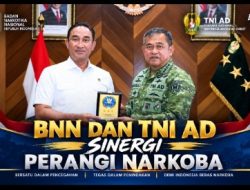 BNN RI DAN TNI AD SINERGI DALAM PERANGI NARKOBA