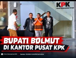 Bupati Bolmut SJL Tertangkap Tangan, Diduga Peras Proyek Pembangunan