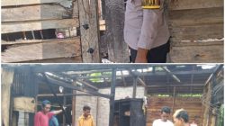 Rumah Warga Tomoli Utara Terbakar, Polisi Pastikan Aman Tanpa Korban Jiwa
