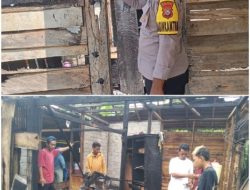 Rumah Warga Tomoli Utara Terbakar, Polisi Pastikan Aman Tanpa Korban Jiwa