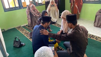 tahanan, Polres Donggala, akad nikah, Masjid Jabal Nur, Donggala, narkotika, pernikahan tahanan,