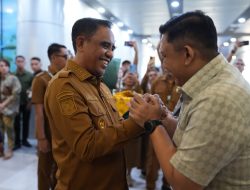 Gubernur Anwar Hafid Sambut Kedatangan Kapolda Sulteng Irjen Pol. Rizal Irawan 