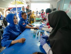 Giat Donor Darah Partai Demokrat Sulteng, 242 Kantong Darah Berhasil Terkumpul