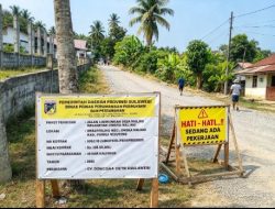 Pembangunan Jalan Lingkungan Desa Malino Berjalan Lancar, Ditargetkan Rampung Lebih Cepat