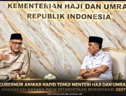 Gubernur Sulteng Temui Menteri Haji, Embarkasi Antara Palu Siap 90 Persen